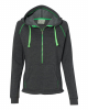 Women's Half-Zip Triblend Hooded Pullover Sweatshirt - 8876