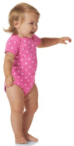 Rabbit Skins Infant Baby Rib Lap Shoulder Bodysuit - 4400