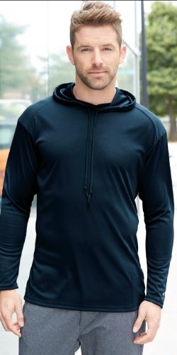 Badger Sport B-Core Long Sleeve Hooded T-Shirt - 4105