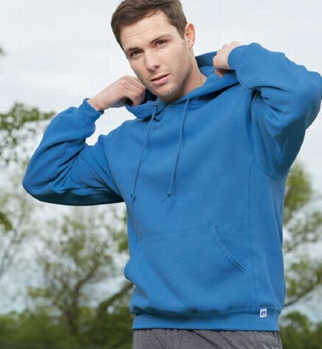 Russell Athletic® Dri Power® Colorblocked Raglan Hooded Sweatshirt - 693hbm