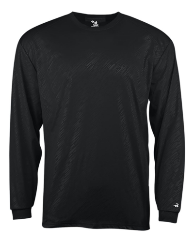 Youth Line Embossed Long Sleeve T-Shirt - 2145
