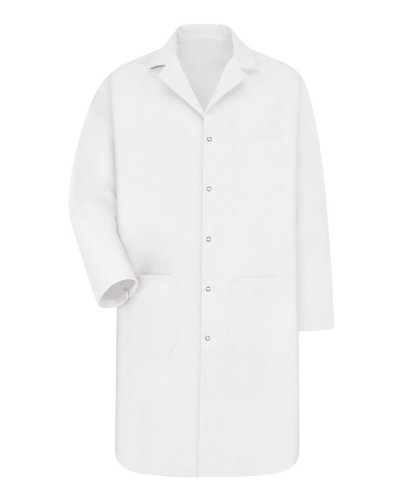 Gripper Front Lab Coat