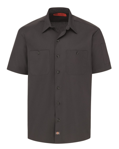 Solid Ripstop Short Sleeve Shirt - Long Sizes