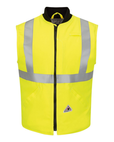 Hi Vis Insulated Vest With Reflective Trim - CoolTouch®2
