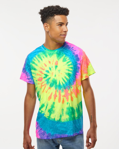 Multi-Color Tie-Dyed T-Shirt - 1000
