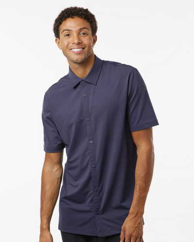 Button Down Short Sleeve Shirt - A595