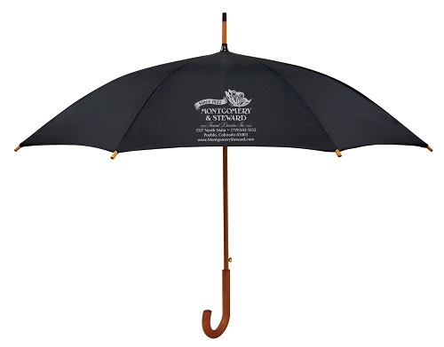 48 Inch Lux Wood Umbrella
