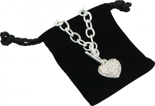 Crystal Heart Bracelet