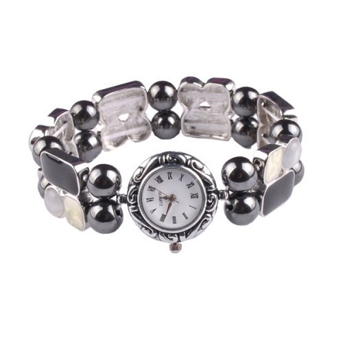 Watch with Jeweled Bracelet