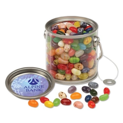 Clear Miniature Paint Buckets with Jelly Belly® Jelly Beans