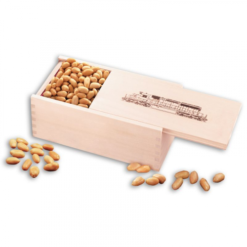 Virginia Peanuts in Wooden Collector's Box
