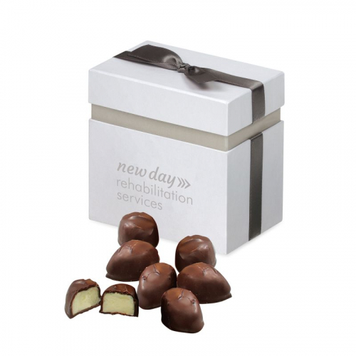 Dark Chocolate Lemon Creams in Elegant Treats Gift Box