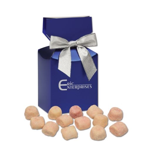 Gourmet Bite-Sized Mixed Berry Tea Cookies in Blue Premium Delights Gift Box