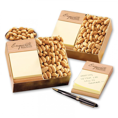 Beech Post-it® Note Holder with Choice Virginia Peanuts