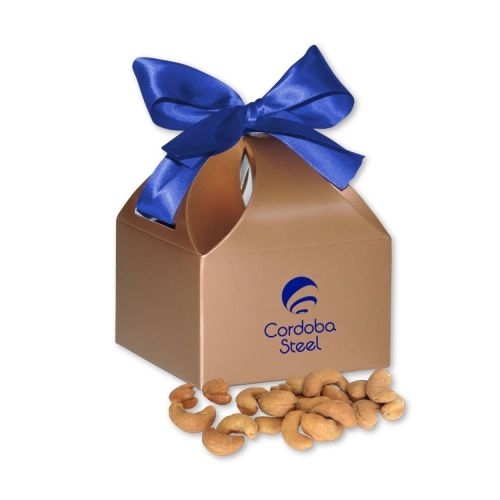 Extra Fancy Jumbo Cashews in Copper Classic Treats Gift Box