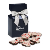 Peppermint Bark in Navy Premium Delights Gift Box