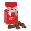 Chocolate Sea Salt Caramels in Red Gift Box