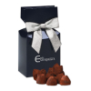 OUT OF STOCK - Cocoa Dusted Truffles in Navy Gift Box