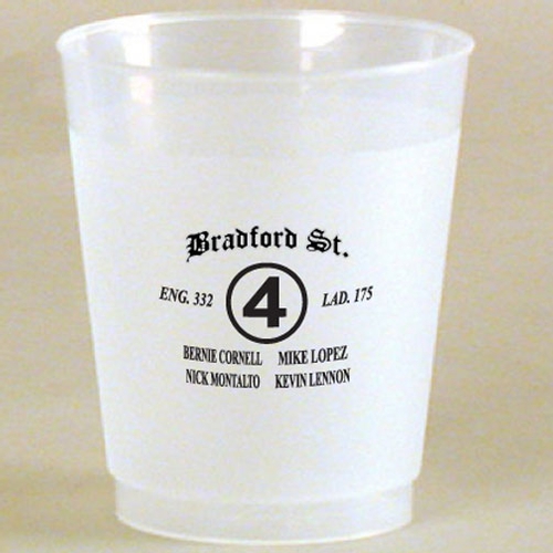 5 Oz. Frost Flex Plastic Cup (Silk Screen Printing)