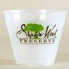 9 Oz. Frost Flex Plastic Squat Cup (Silk Screen Printing)