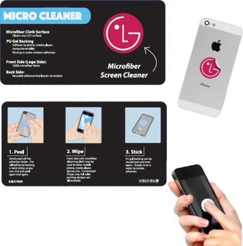 Micro Cleaner with adhesive back for smartphone