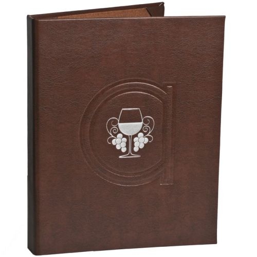 Bonded Leather Captain's Wine Book (8 1/2