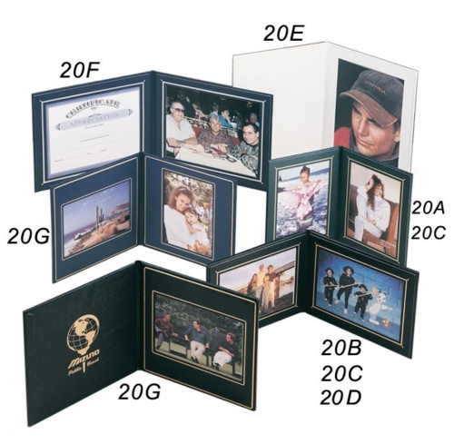 Superior Double Photo/Certificate Frame - Book Style (9