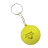 Mini stress tennis ball with key chain