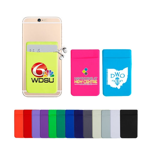 Adhesive LYCRA Cell Phone Wallet