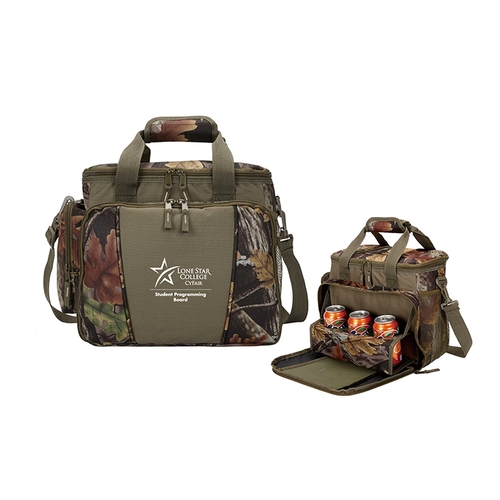 600D Poly Camouflage 12 Can Cooler