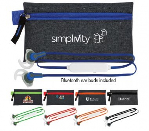Tech Accessories - Bluetooth Accessories - Large G Line Sporty Bluetooth Earbud Set
