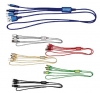 3' Metallic 3-in-1 Cable with Type C USB