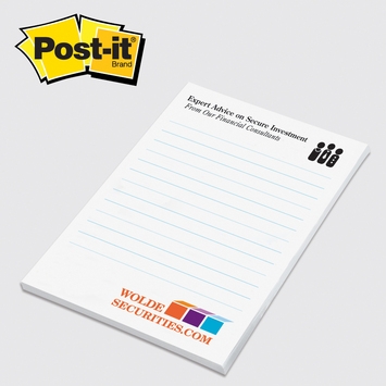 Post-it® Custom Printed Notes Full Color Program — 4