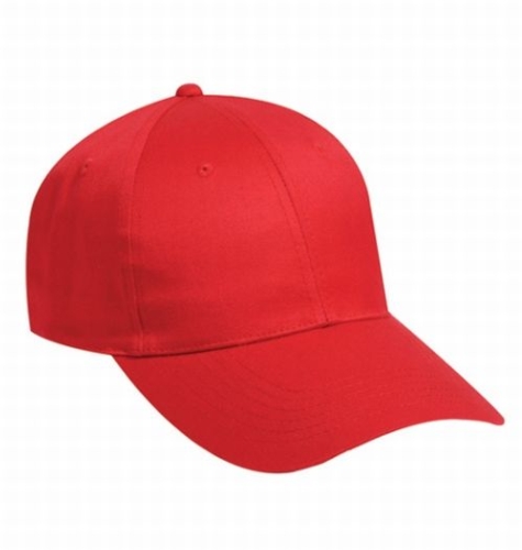 Cotton twill long visor solid color low profile pro style caps 7 1/4