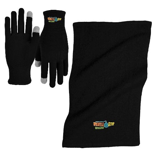 Sports Performance Runners Text Gloves and Rally Towel Combo