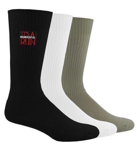 Non-Binding Relaxed Fit Seamless Toe Crew Socks