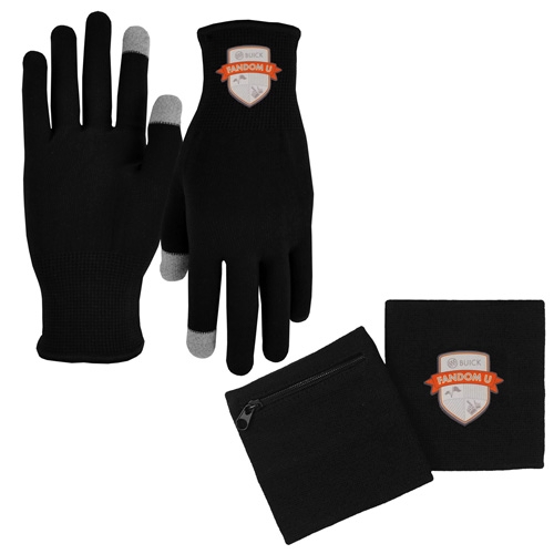 Performance Runners Text Gloves and 3 in 1 Band Combo