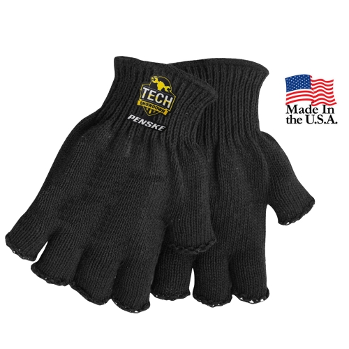 USA Made Fingerless Medium Weight Knit Gloves