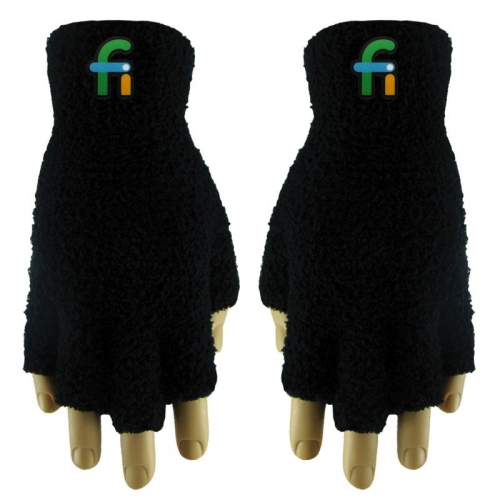Fingerless Fuzzy Gloves
