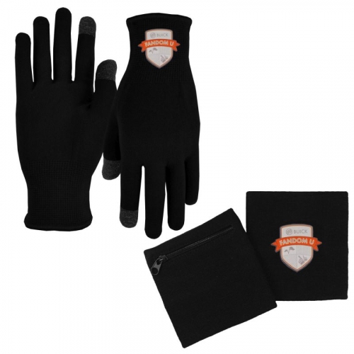 Performance Runners Text Gloves and 3 in 1 Band Combo