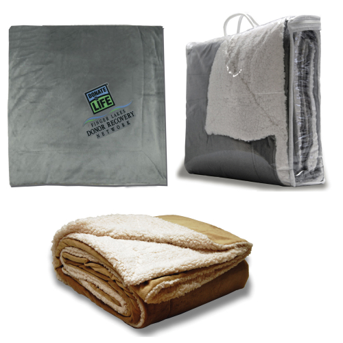 Oversized Micro Mink Sherpa Blankets (Blank)