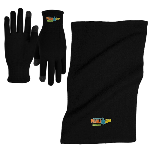 Sports Performance Runners Text Gloves & Rally Towel Combo
