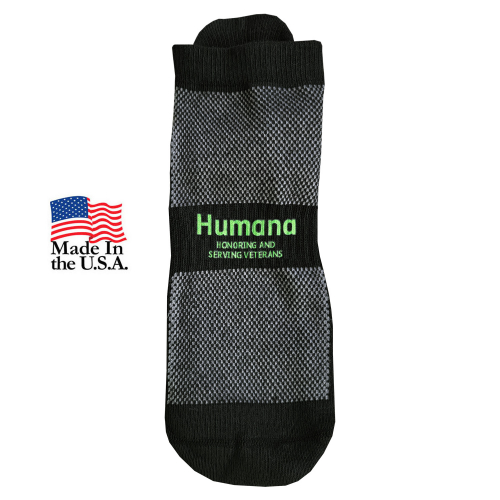 Top-Flite Pull Tab Half Cushion Socks with Oversized DTF