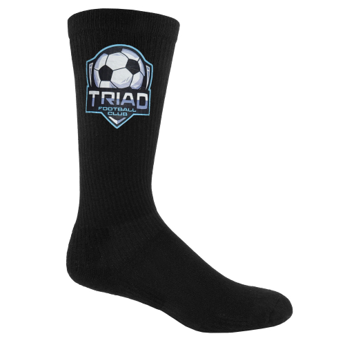 Men's Compression Socks with Oversized DTF