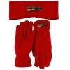 Lightweight Fleece Earband and Gloves Combo