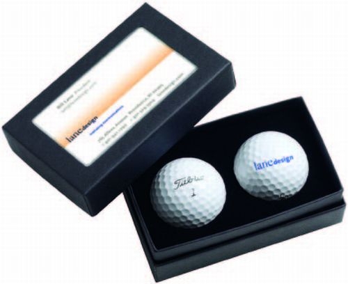Titleist® 2-Ball Business Card Box DT TRUSOFT™