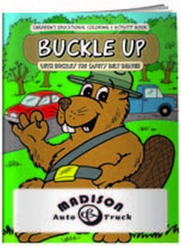 Coloring Books Topics Shown: Buckle Up