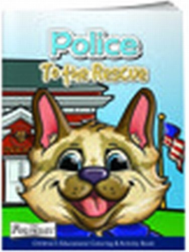 Coloring Books With Masks Topics Shown: Police to the Rescue