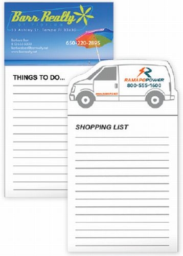 Business Card Magnet & 50 Sheet Non-Adhesive Notepad —30 MIL.