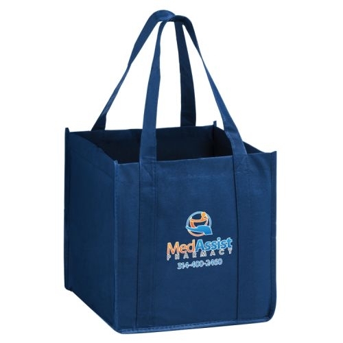 The Cube Non-Woven Tote Bag w/ Insert and Full Color (10